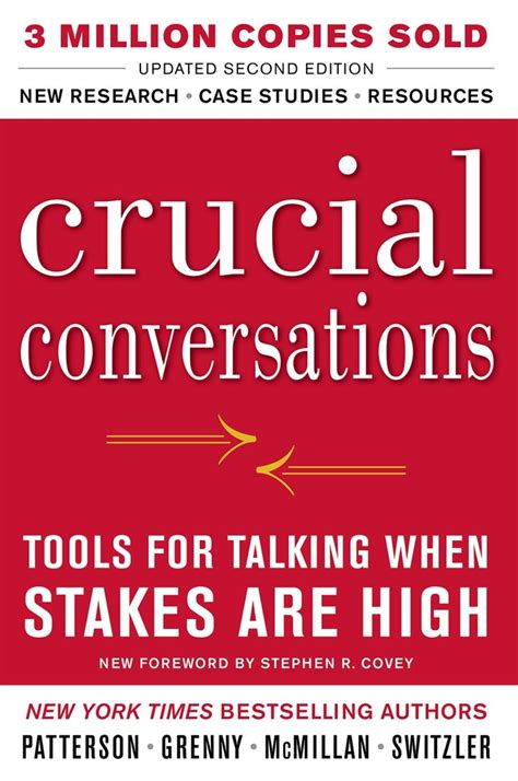 Crucial Conversations Tools For Talking When Stakes Are High Cma