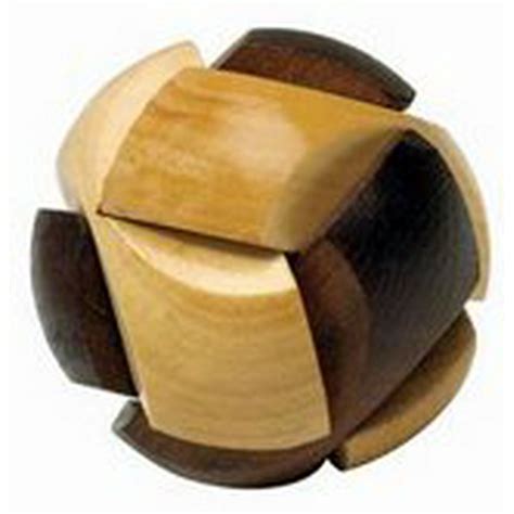 Soccer Ball 3d Wooden Puzzle Brain Teaser