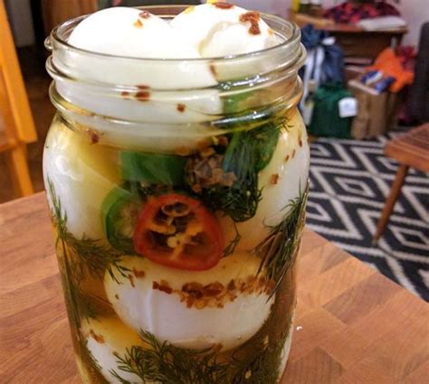Jalapeno Pickled Eggs Homemade Canning Recipes