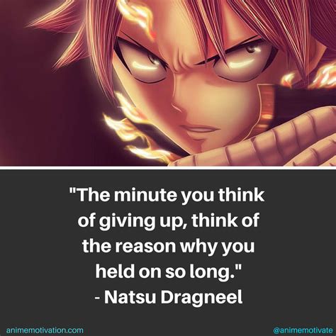The One And Only Natsu Dragneel Fairy Tail Quotes Anime Quotes