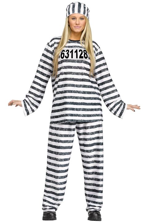Brand New Prison Convict Jailhouse Honey Inmate Adult Costume Ebay