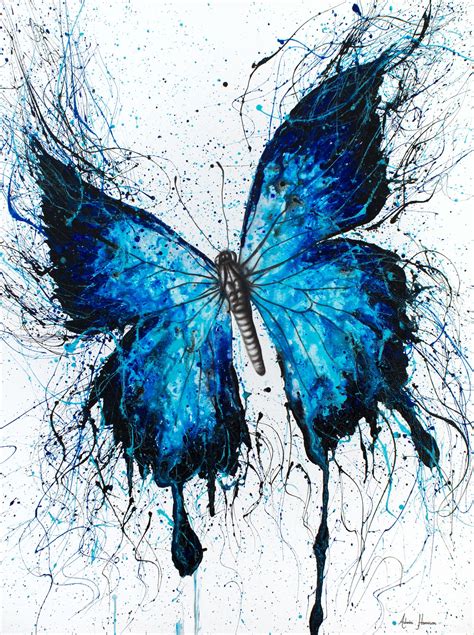 A Large Butterfly Painting I Created With Acrylics And Charcoal On