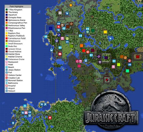 Jurassic World Maps For Minecraft Pe