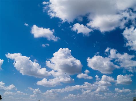 Blue Sky Background With Clouds Free Stock Photo Public