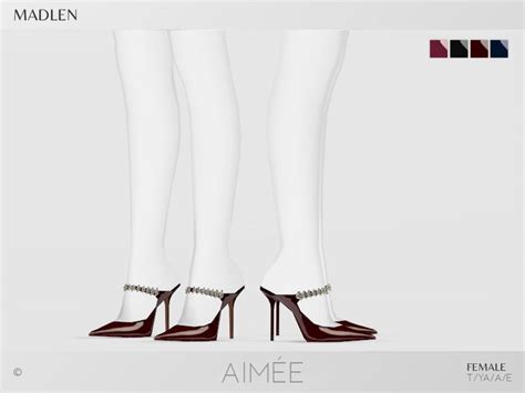 Madlen Aimee Shoes Mesh Modifying Not Allowed Madlen Sims 4 Teen