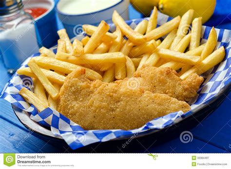Chicken Fingers And French Fries Stock Image Image Of