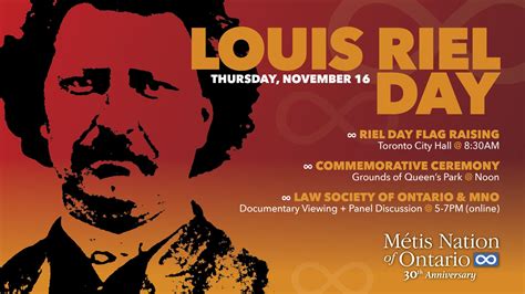 Louis Riel Day Events 2023 Métis Nation Of Ontario