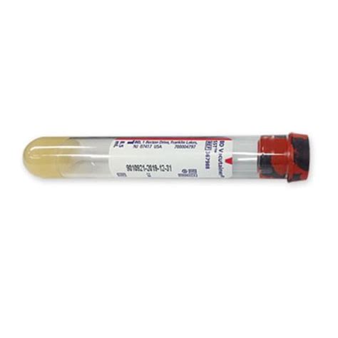 BD Vacutainer SST Tube Plastic Red Grey 8 5 Ml Box Of 100
