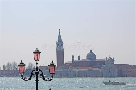 Italy Venice View At San Giorgio Maggiore Island Editorial Image
