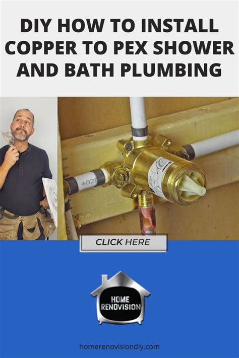 Diy How To Install Copper To Pex Shower And Bath Plumbing Plumbing