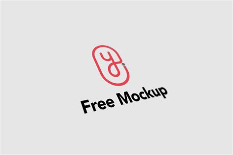 Free Minimal Perspective Logo Mockup Psd