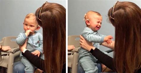 Deaf Baby Bursts Into Tears When He Hears Moms Voice For First Time