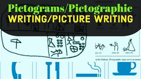 What Are Pictograms Ancient And Modern Pictographic Writing Picture