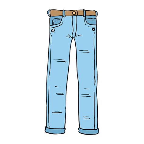 How To Draw Cartoon Jeans Intelligencesupply16