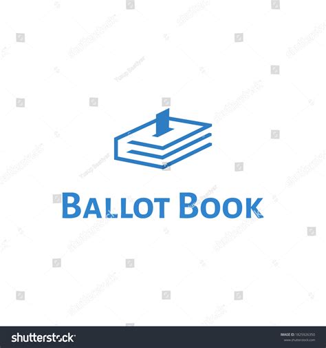 Ballot Book Logo Design Ballot Logo Stock Vector Royalty Free