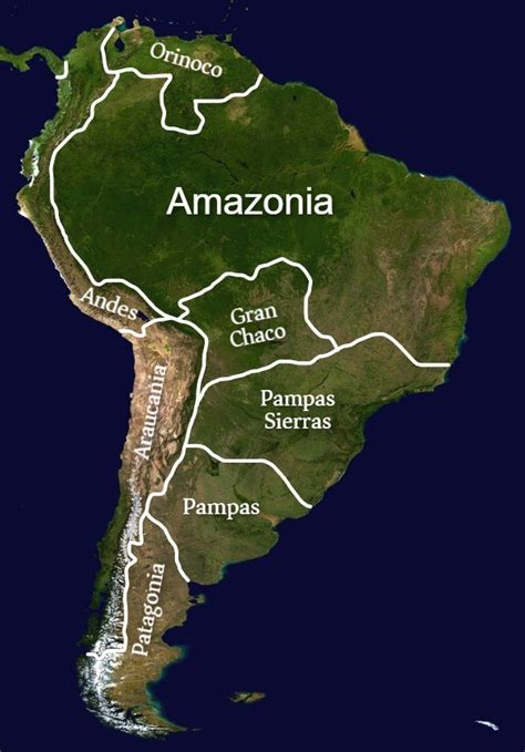 Satellite Map Of South America Aoe3