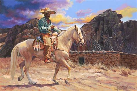 Vaquero On Horseback By Colleen Mitchell Veyna Charro Charros