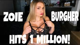 Zoie Burgher Hits Million NudesAt Mill YouTube