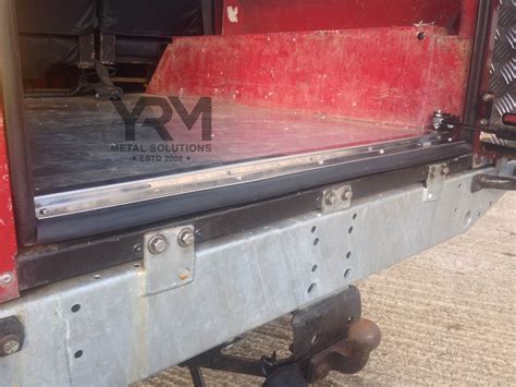 Stainless Steel Rear Safari Door Thresh Rubber YRM Metal Solutions