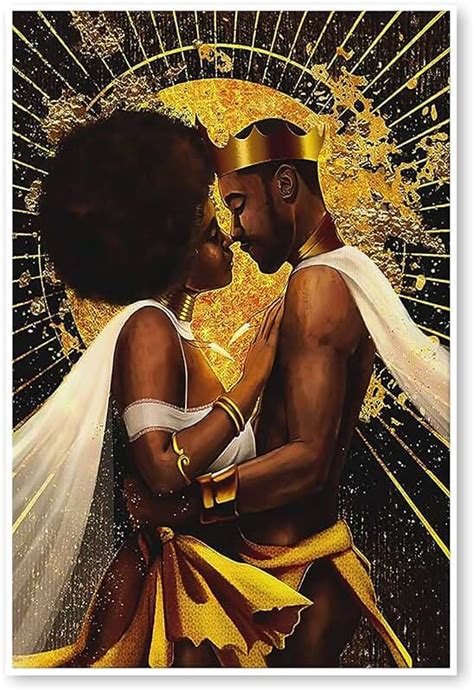 African King And Queen Wall Art
