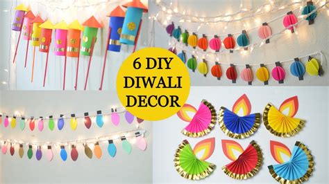 Diy 6 Easy Diwali Decoration Ideas With Papers Home Decoration