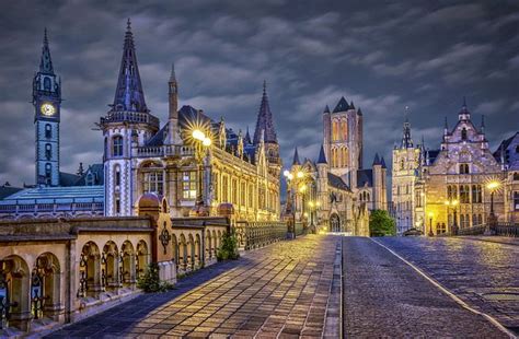 Gent By Night Flickr Photo Sharing Ghent Belgium Ghent Belgium