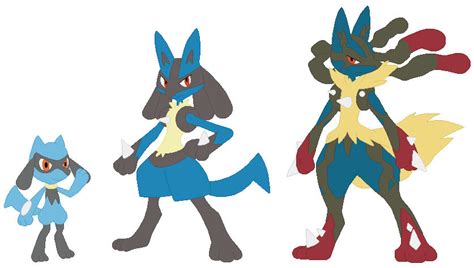 Riolu Lucario And Mega Lucario Base By Selenaede On Deviantart