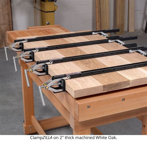 Before diving into stripping the finish off your wood dresser, table or chairs, you'll first need to decide whether it should be stripped at all. ClampZilla 4-Way Panel Clamp | Woodworking table plans ...