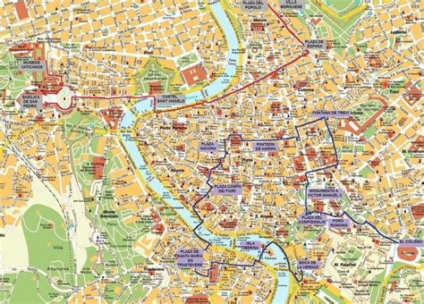 Mapa De Roma ⋆ Un Planeta Por Viajar