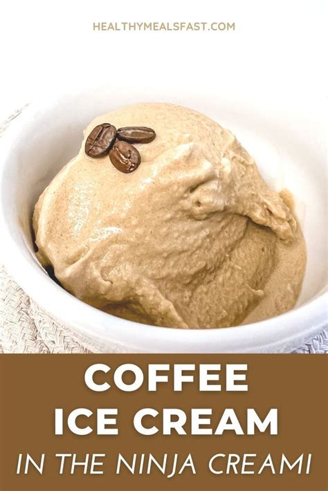The Ultimate Coffee Treat This Ninja Creami Coffee Ice Cream Is Rich And Sweet Make It Even