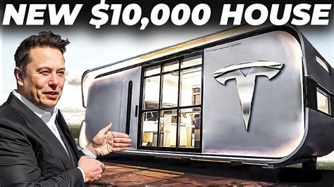 Teslas New 10000 Home For Sustainable Living Youtube