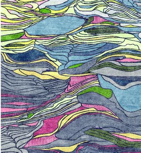 Rent living room rugs from casaone to furnish your space. Handmade topography rug - Liz Eeuwes | Texturen, Textur ...