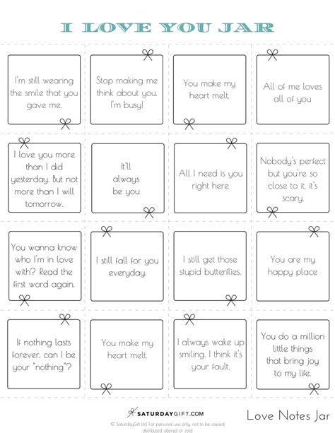 How To Create A Reasons Why I Love You Jar Free Printables Love