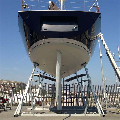Pie de puesta en dique para barco - WORK UP - Nautipark - ajustable