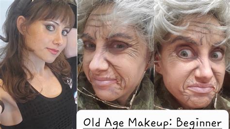 Before After Old Age Makeup Youtube