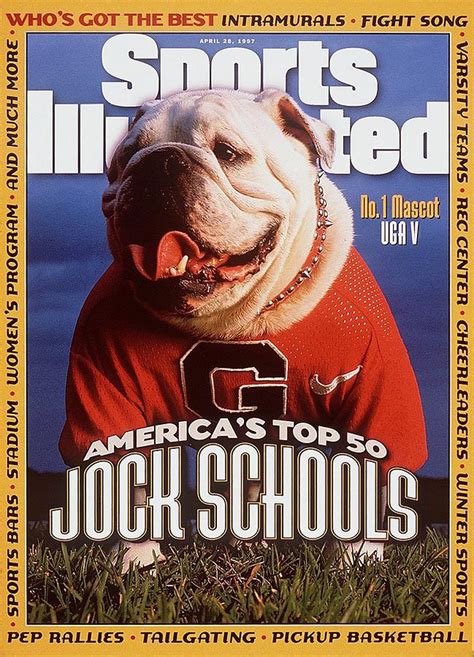 Georgia Bulldogs Mascot Uga V Sports Illustrated Cover By Sports