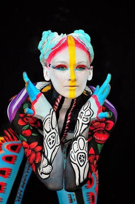 Colorful Tribe Body Paint Pinterest Com Wholoves Body Art Bodyart Body Art World