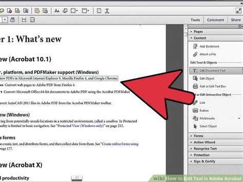 How To Edit Text In Adobe Acrobat With Pictures Wikihow