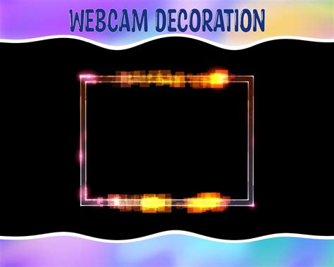 Twitch Animated Camera Overlay Animated Camera Border Etsy