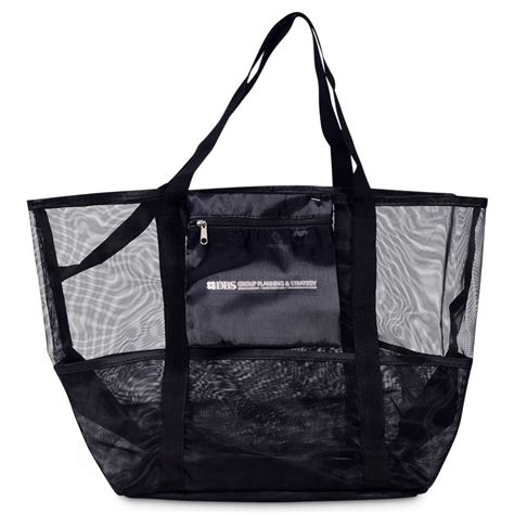 Customised Lightweight Mesh Tote Bag With Logo Print Singapore