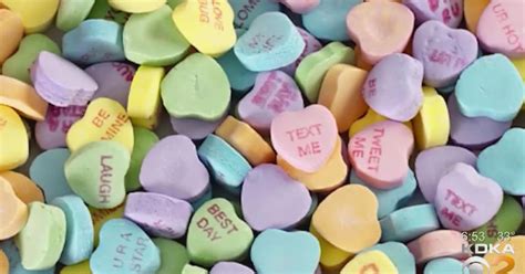 No Sweets For Your Sweetheart Fewer Candy Sweethearts Available This Valentines Day Cbs