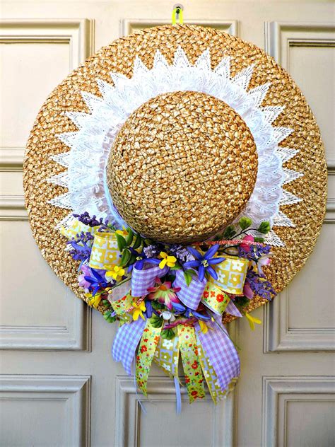 Straw Hat Door Decoration