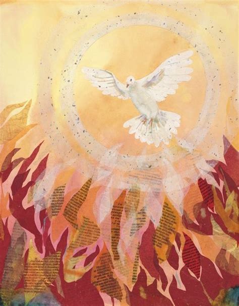 Pentecost 008 500×641 Holy Spirit Art Christian Art Worship Art