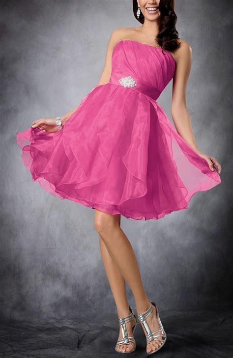 This Is A Lovely Organza Short Layer Prom Dress The Frothy Skirt Is