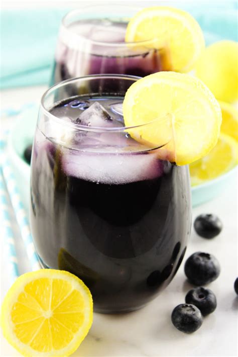Blueberry Infused Lemon Water Baking You Happier