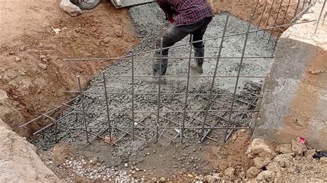 Construction Of Box Culvert Detailing Of Apron Toe Beam Wing Wall