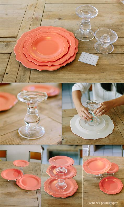 Diy Modular Cake Stand Tutorial Party Planning Anna Wu Photography