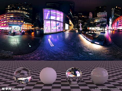 C4d城市夜景贴图hdr贴图设计图图片素材其他设计图库昵图网