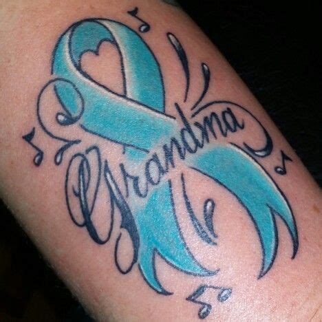 Cancer ribbon tattoos are found in various designs and colors. Pin by Taye'Ayana🐾🌺 on Tattoos | Cancer ribbon tattoos ...