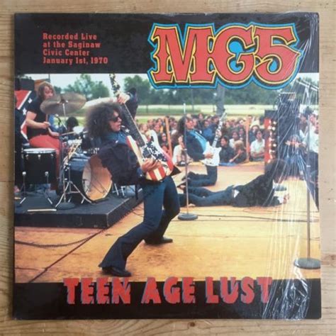 Mc5 Teen Age Lust Us Live 1970 Vinyl Lp Rare Mint